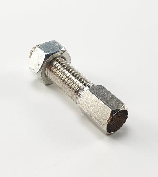 Bofix Kabelstelbout M7 messing per 12