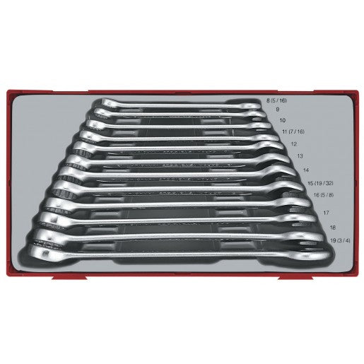 Steek ring sleutelset Tengtools 12delig