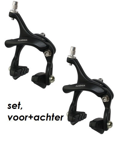 Alhonga Remmenset Road mat zwart