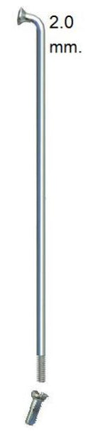 Spaken 14-258 rvs met nippel
