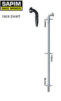 Spaken 14-282 rvs race zwart 14 15 db