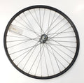 Voorwiel 26x1.75 alu zwart transport