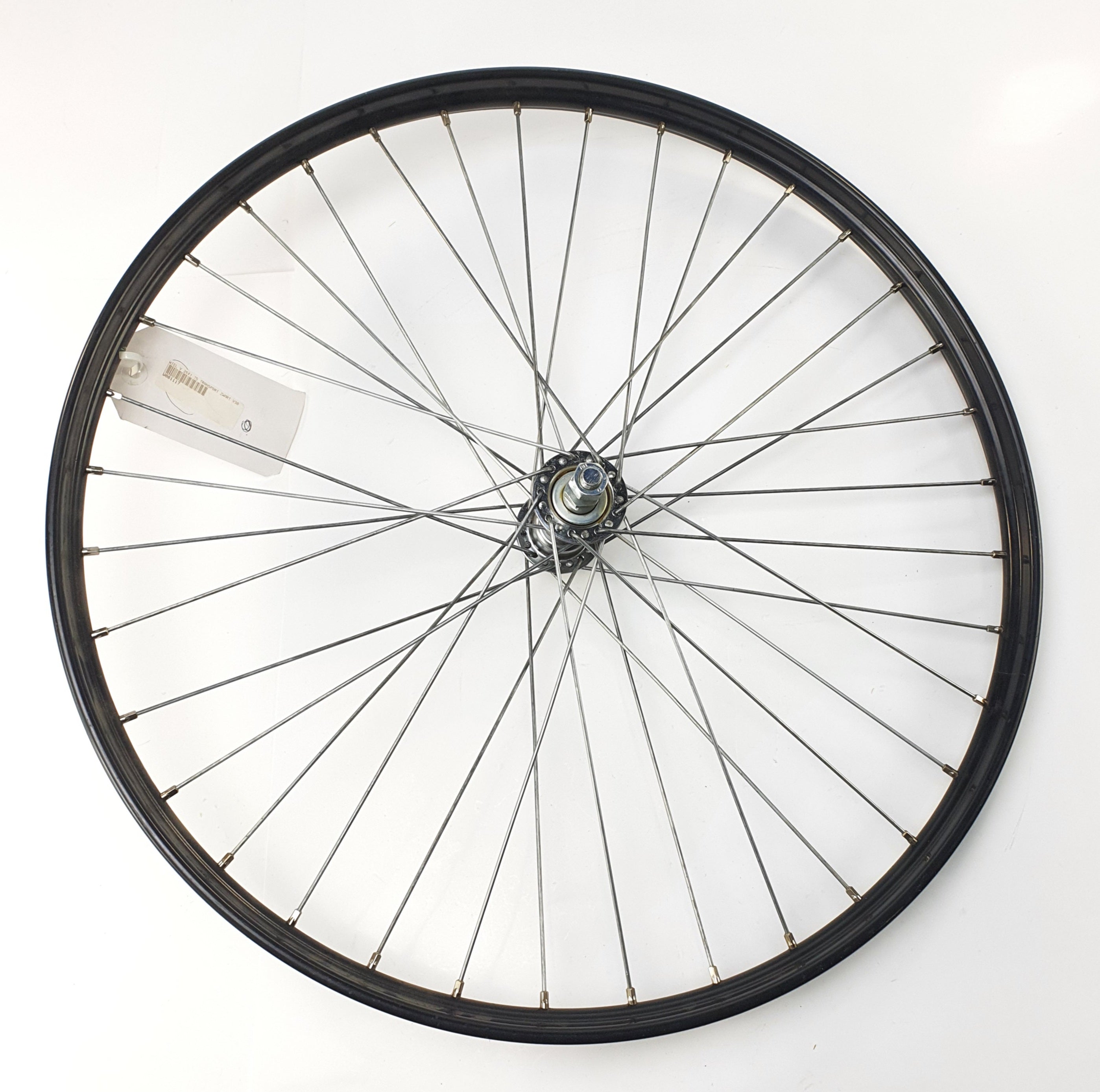 Voorwiel 26x1.75 alu zwart transport