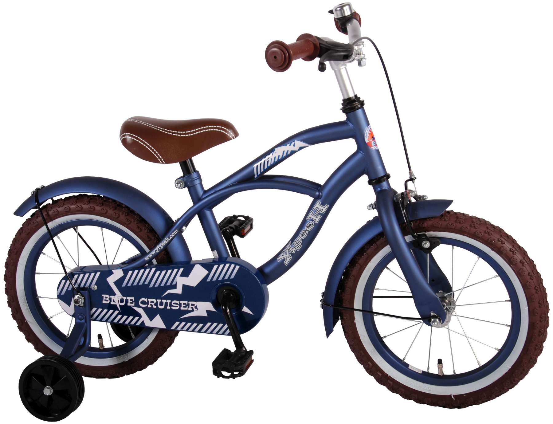 Volare Blue Cruiser Kinderfiets Jongens 14 inch Blauw 95% afgemonteerd