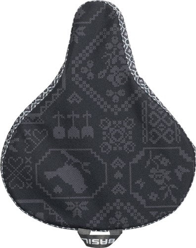 Zadeldek basil boheme 50490 charcoal zwart