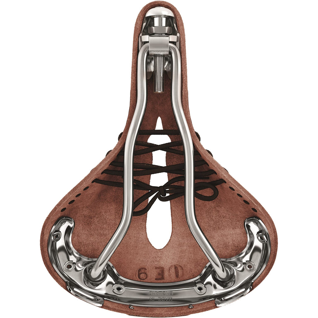 Brooks b17 short carved - antic brown