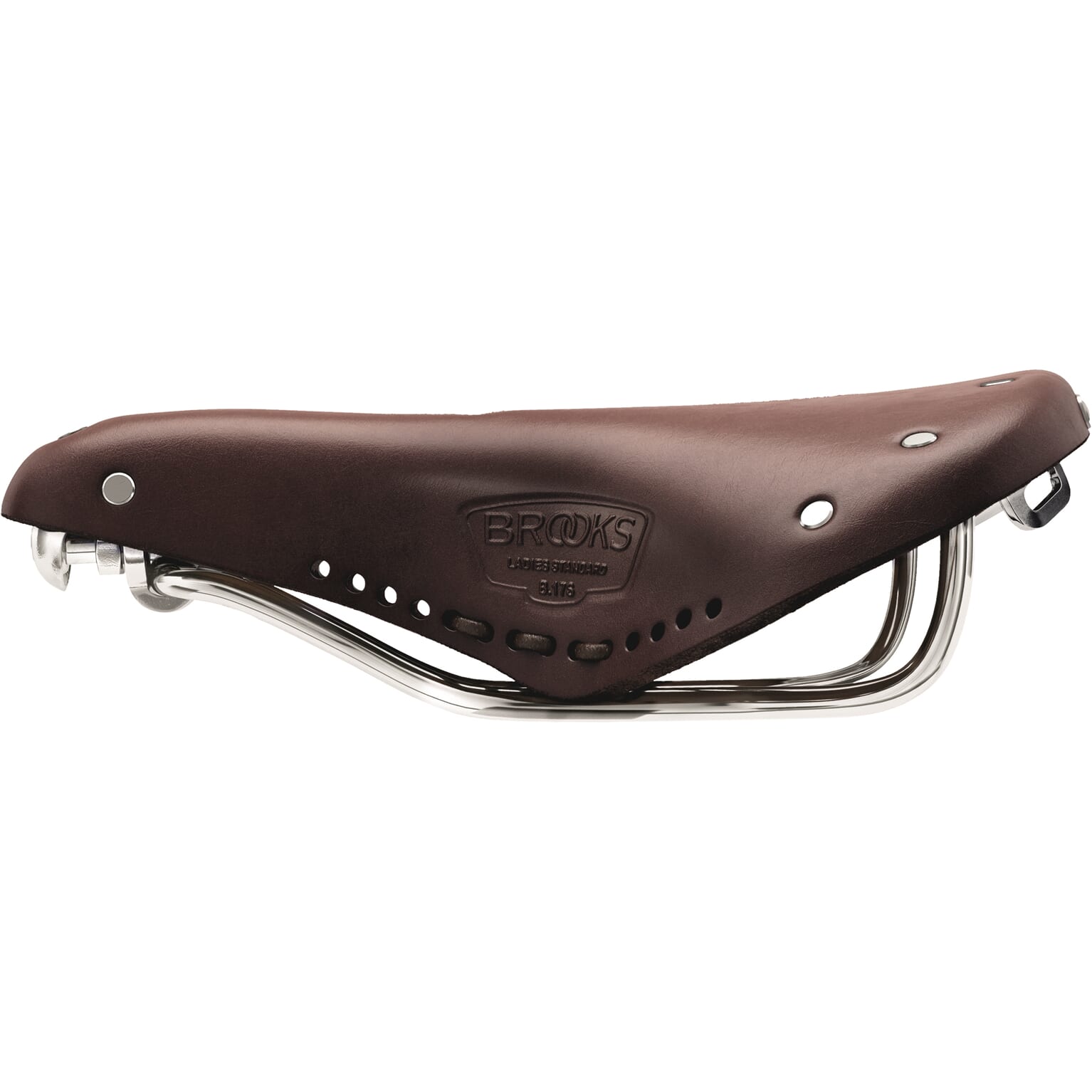 Brooks b17 short carved - antic brown
