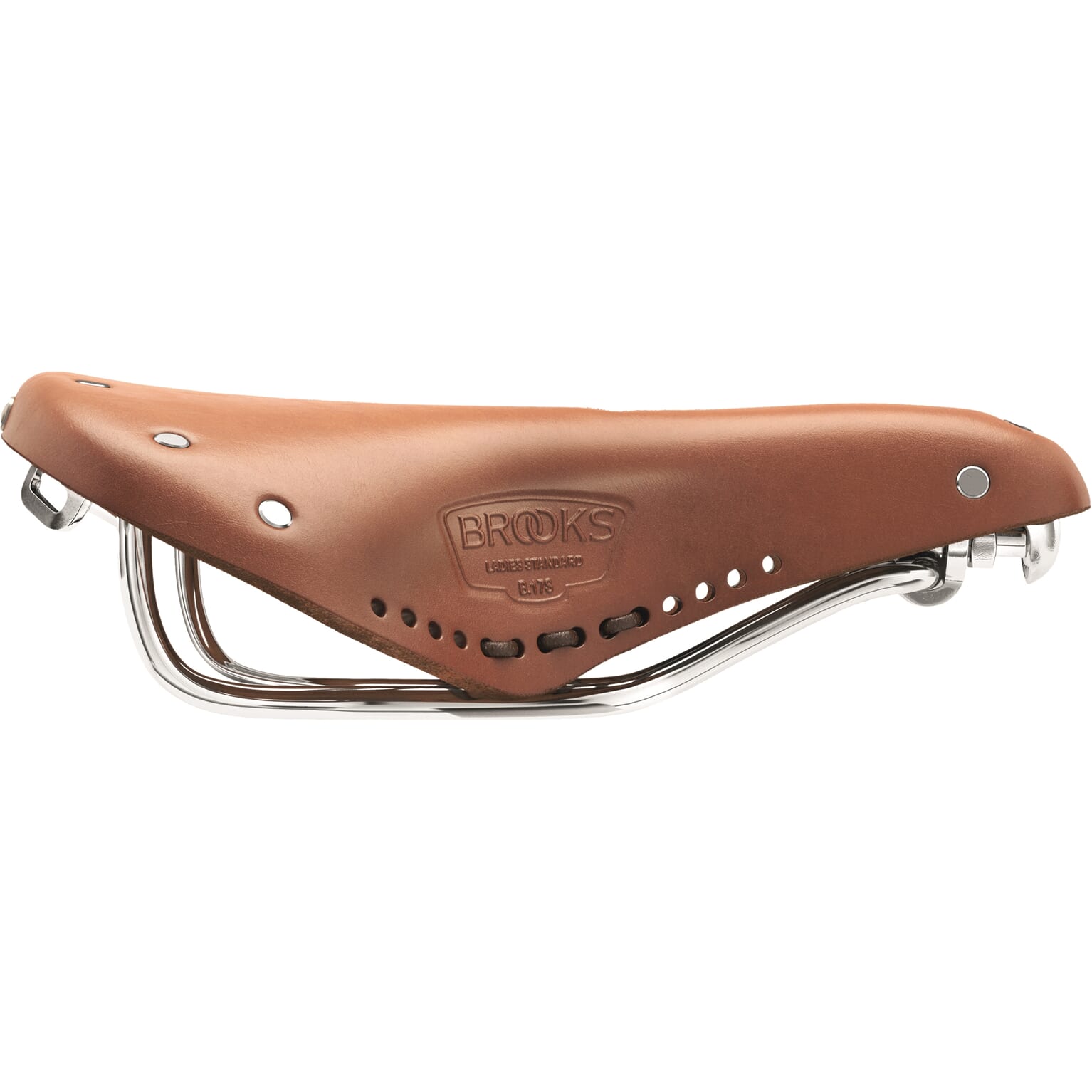 Brooks b17 short carved - honey