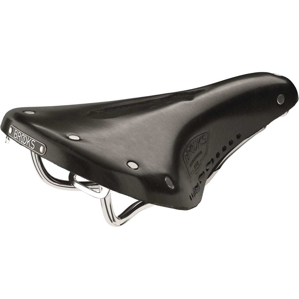 Brooks b17 short carved - black