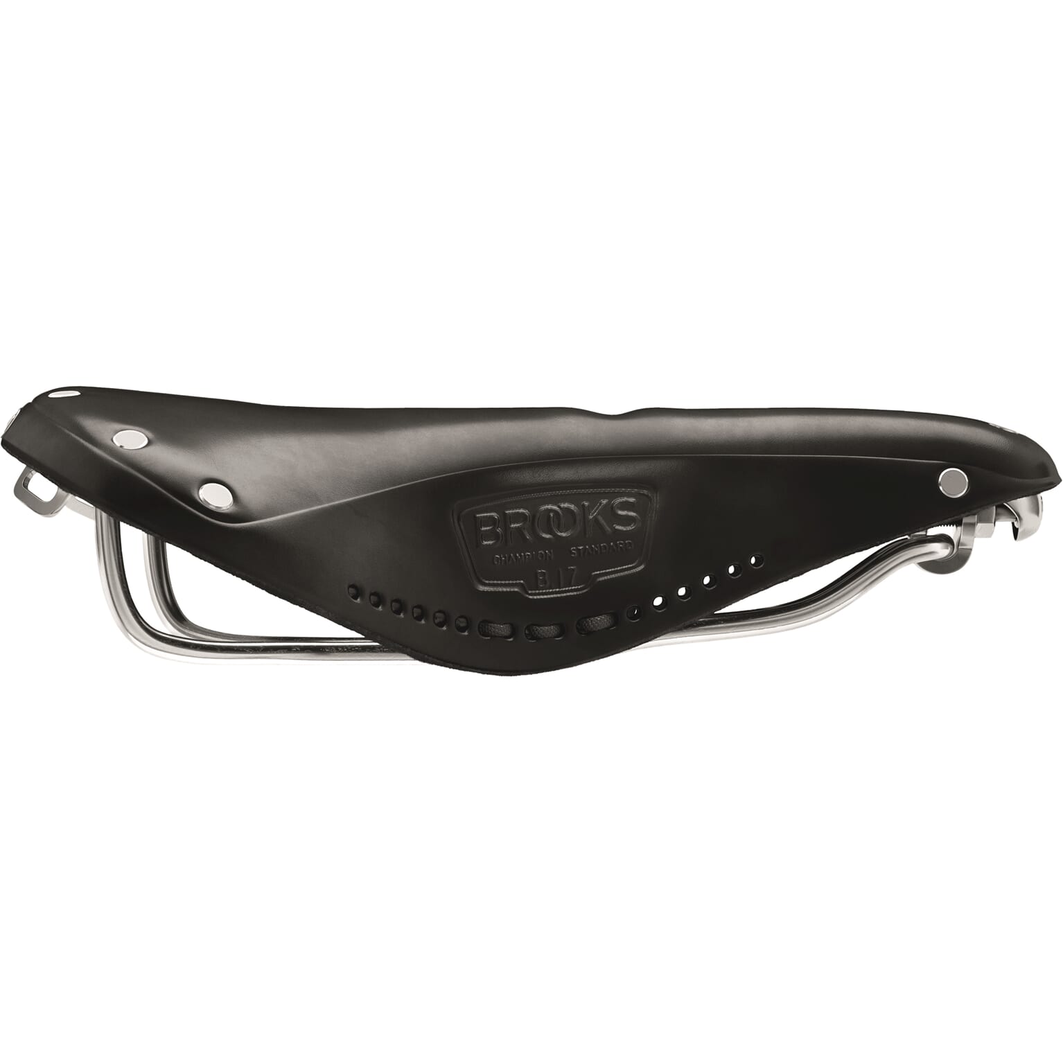 Brooks b17 carved - black