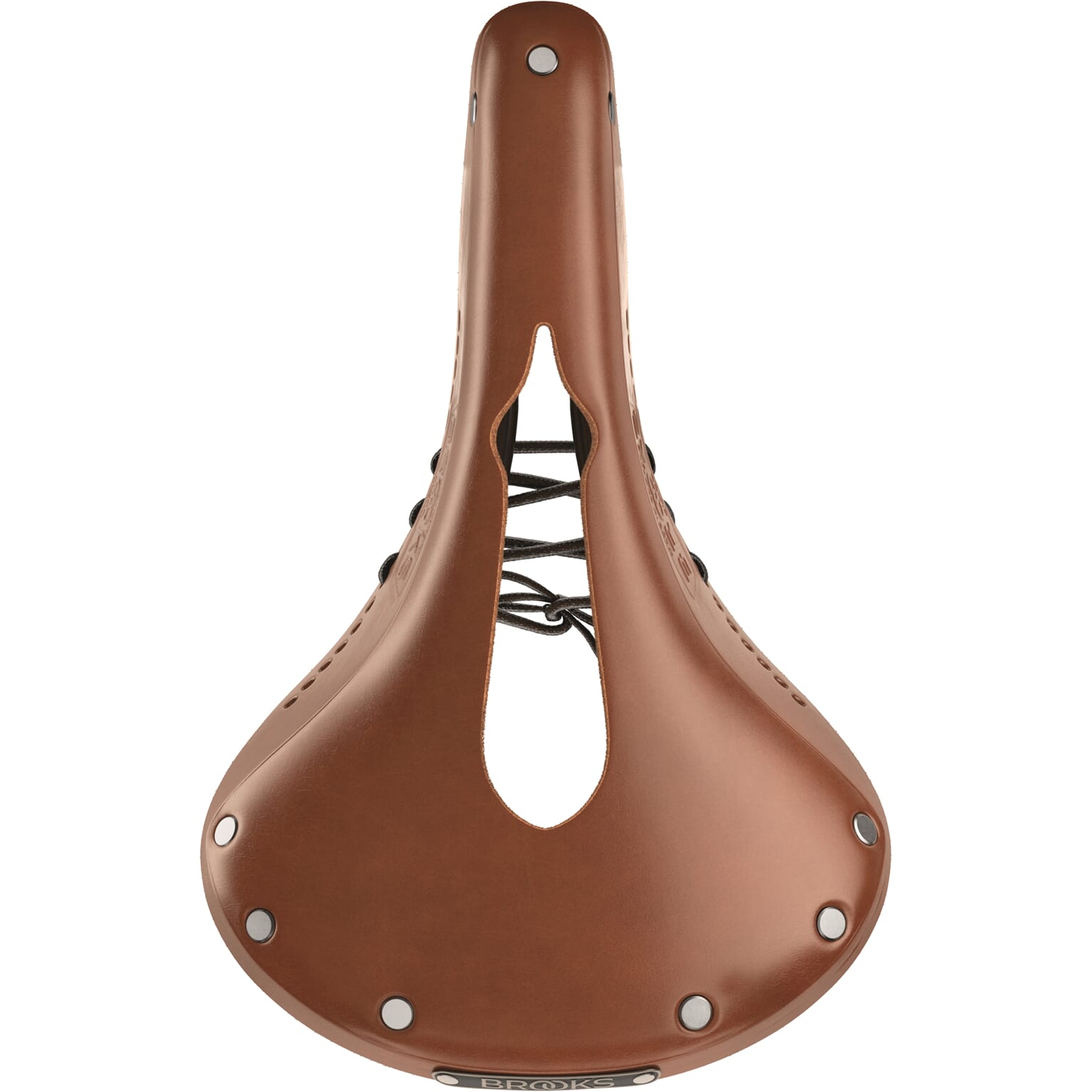 Brooks flyer carved - honey