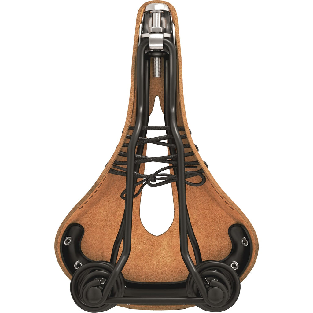 Brooks flyer carved - honey