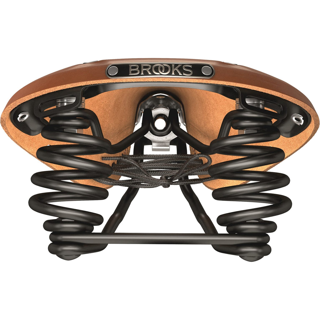 Brooks flyer carved - honey