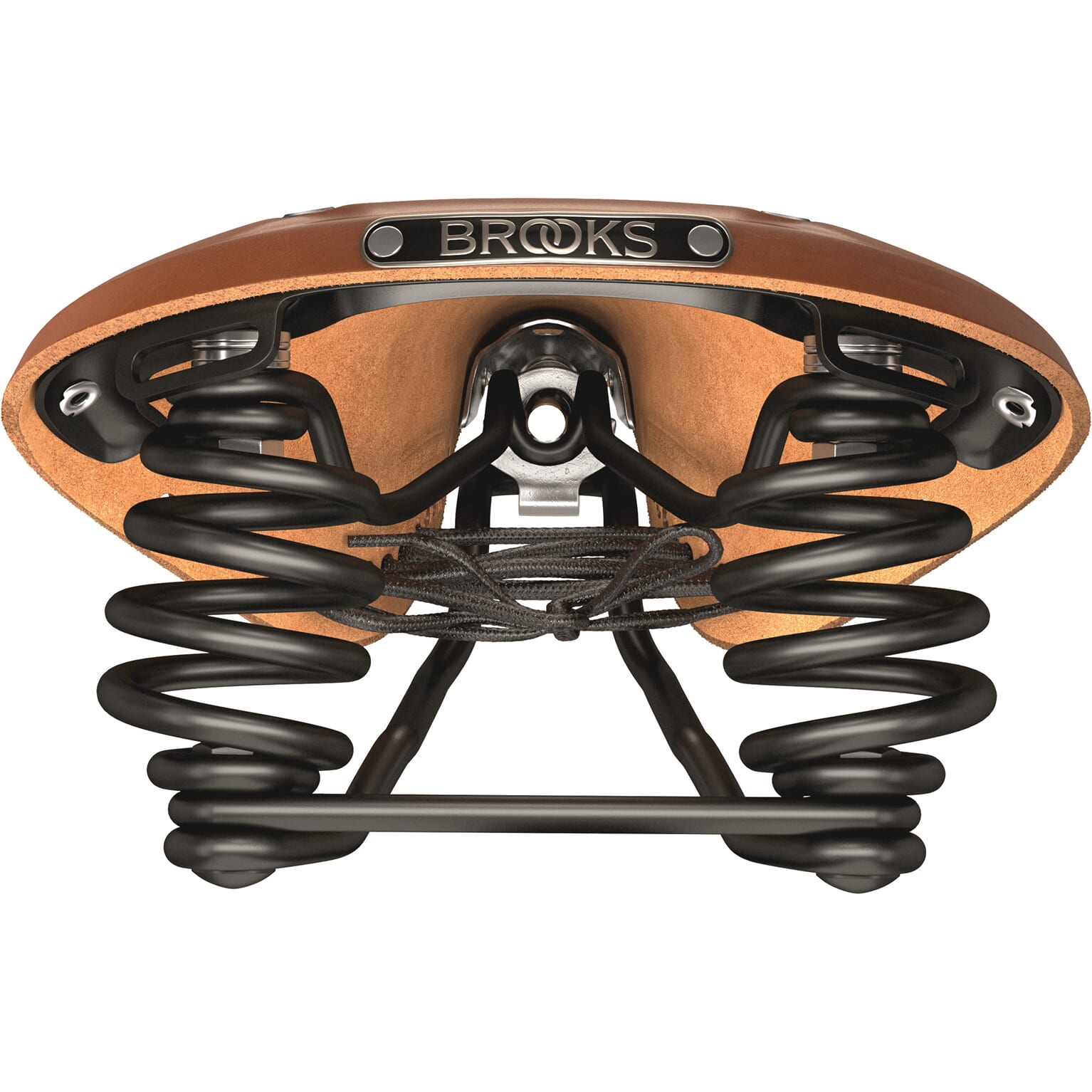 Brooks flyer carved - honey