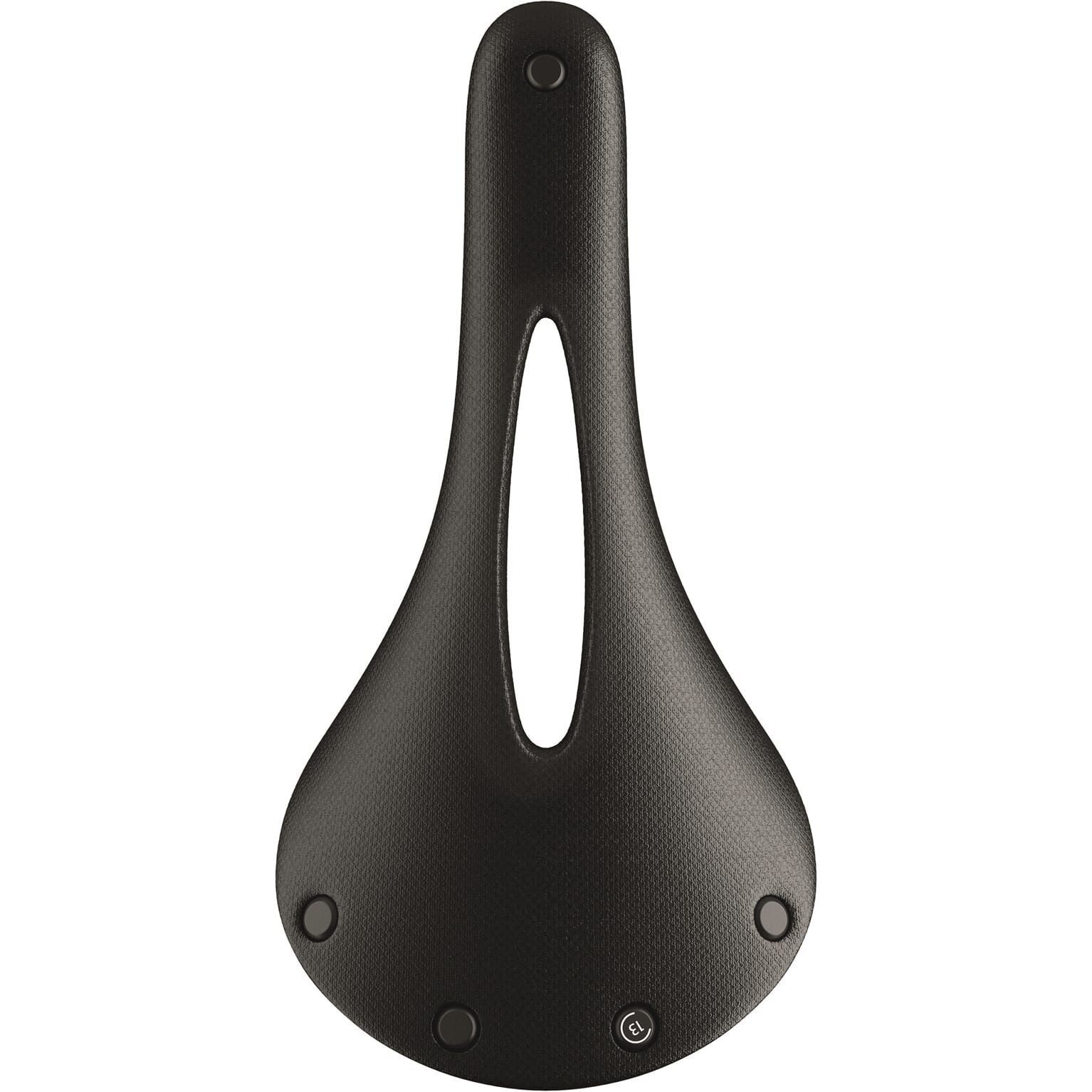 Brooks cambium c13 carved - 145 mm - black