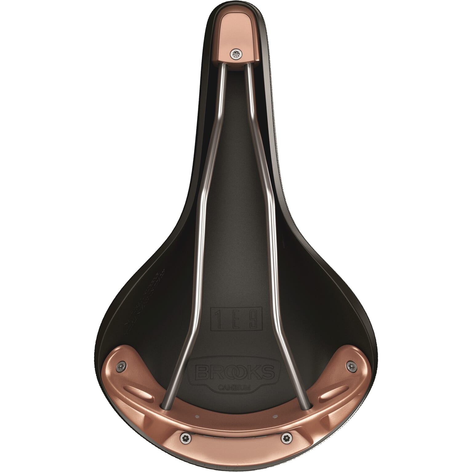 Brooks Zadel C17 Cambium Organic zwart/koper