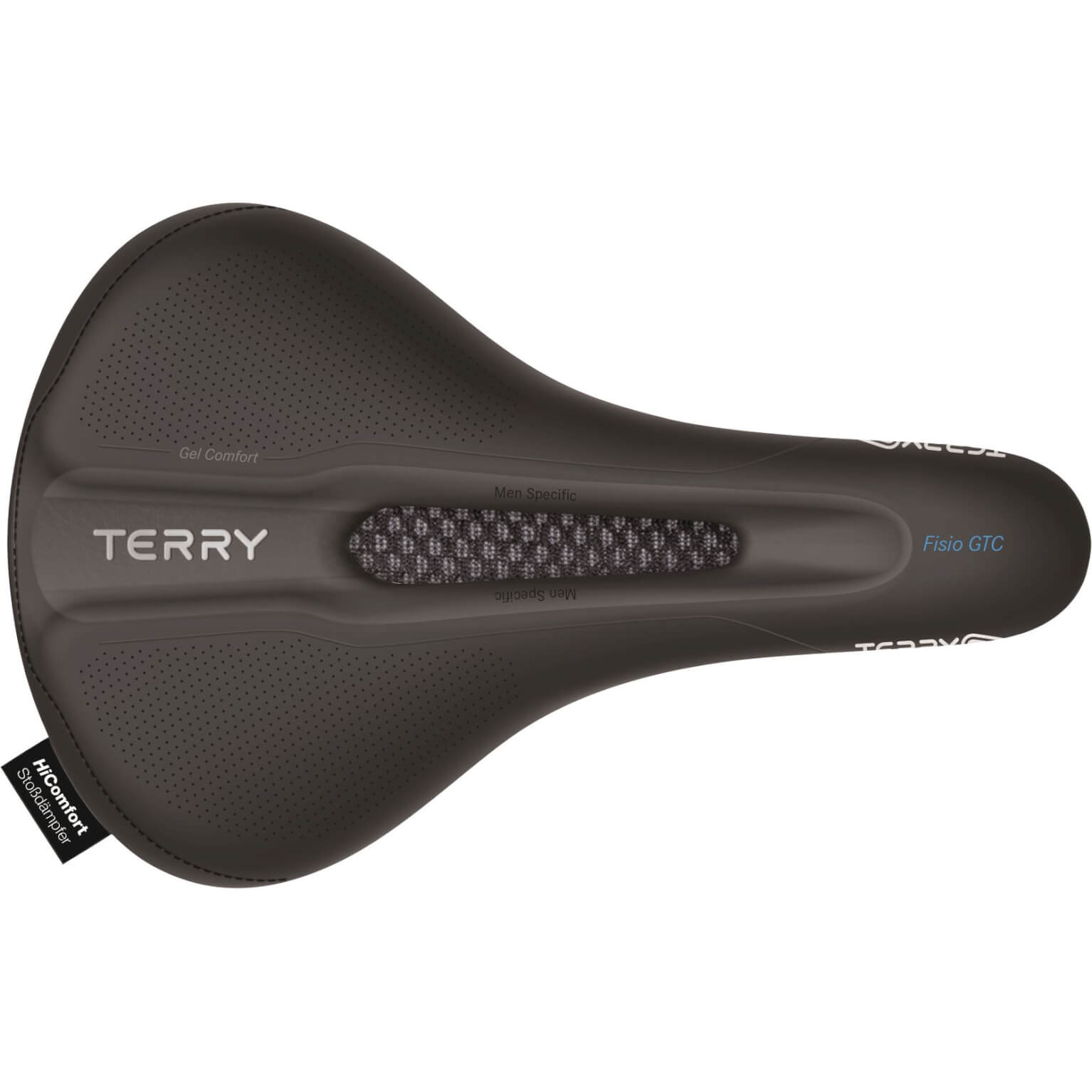 Terry zadel Fisio GTC gel heren zwart