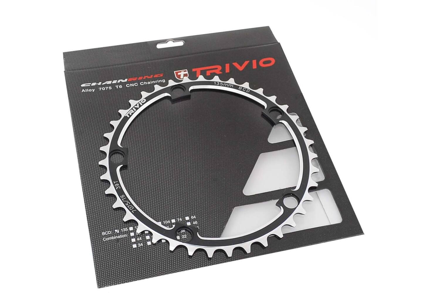 Trivio - race kettingblad 39t. 135bcd
