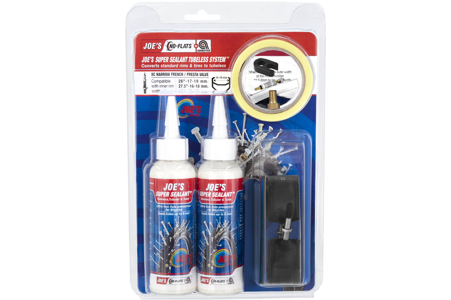 Joe's no flats - - tubeless conversie kit super sealant - xc smal fv