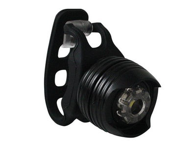 Qt cycle tech mini super led koplamp batterij alu zwart op kaart