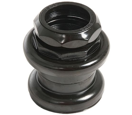 Mirage Balhoofdstel 1+11/8 inch staal zwart in doosje