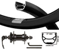 Kgs voorwiel 28 inch (622) velg zwart naaf disc 6-bout zwart