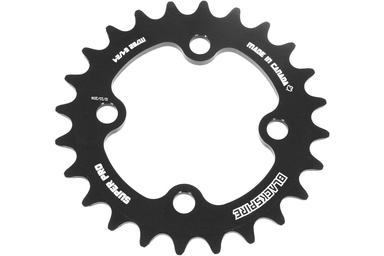 Blackspire Kettingblad mtb super pro 64 24 zwart