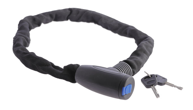 Python kettingslot met vaste kop 110cm ø6mm zwart 5520611