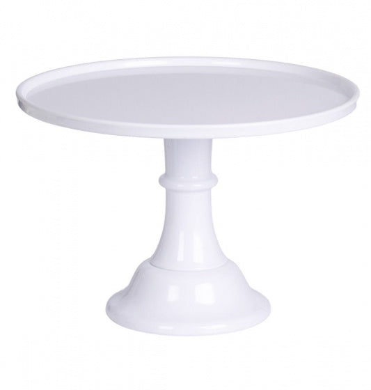 taartplateau 30 cm melamine wit