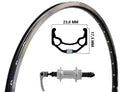 Kgs achterwiel 26" (559)freewheel uitval zac19 zwart/zilver rvs