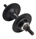 styx achternaaf fixed gear 32 gaats alu mat zwart vaste as 165 mm
