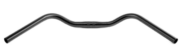 Gazelle Stuurbocht 580mm zwart zonder ril (gazelle)