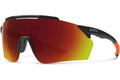 Smith Ruckus bril matte black cinder chroma red mirror