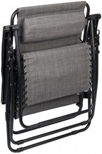 campingstoelen Chaise Longue IV grijs 2 stuks