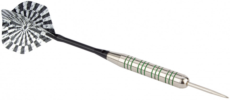 dartpijlen steeltip nikkel zwart/zilver 23 gr