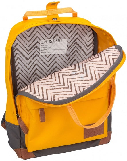 rugzak Bloc 8 liter polyester geel