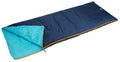 Abbey camp slaapzak zomer - dekenmodel - blauw - 200x75 cm - koppelbaar