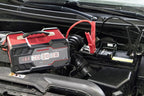 Absaar acculader + jumpstarter 6 12 volt 25-120 ah 12 ampère rood
