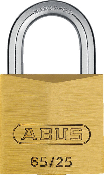 Abus Hangslot 65 25 gehard staal goud
