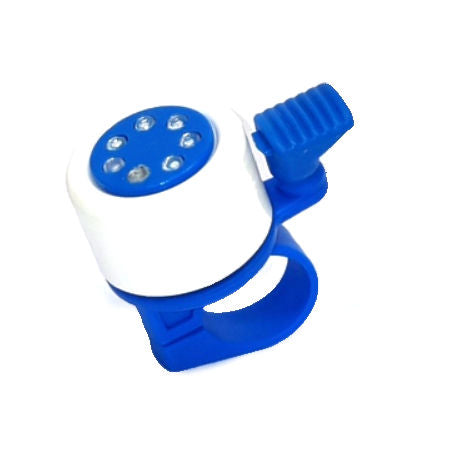 Qt cycle tech bling bling bel aluminium wit blauw