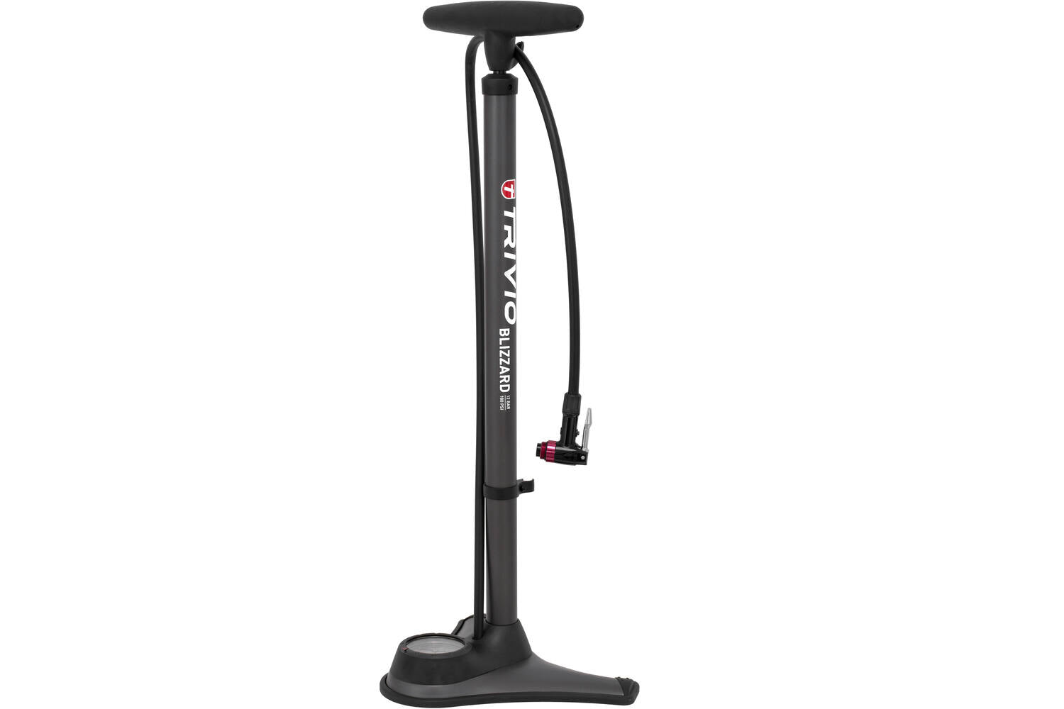 Trivio - fietspomp blizzard hogedruk 12 bar 180 psi staal