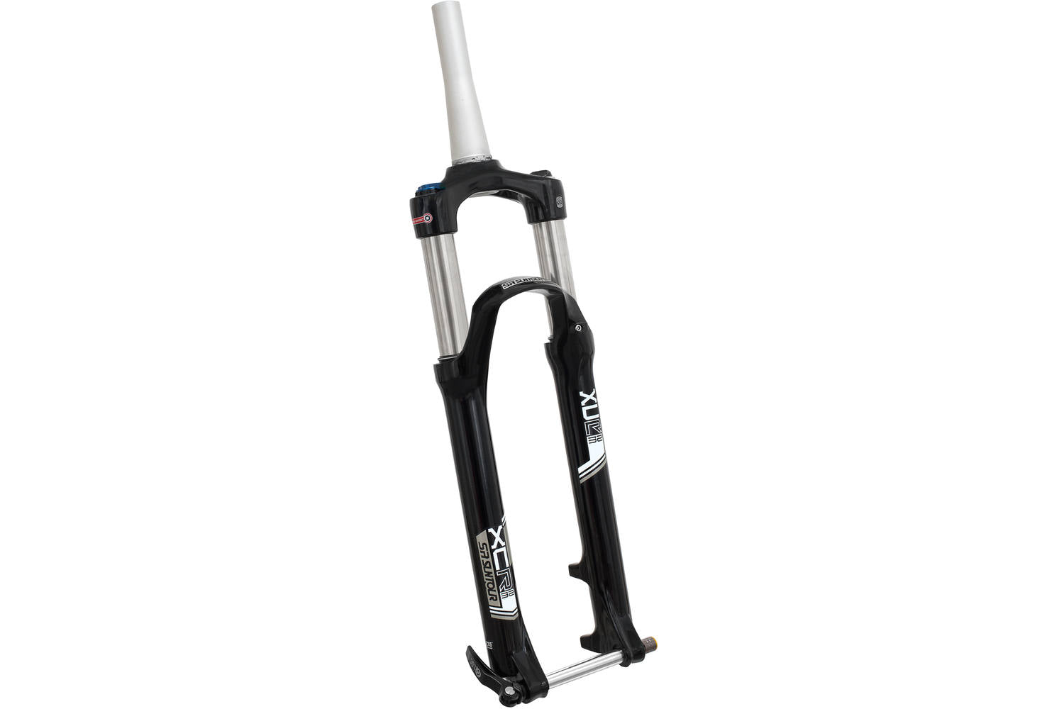 Sr suntour - xcr32-air voorvork 27,5 lor qr tapered 100mm zwart