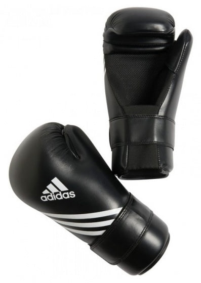 bokshandschoenen Semi Contact zwart maat XS