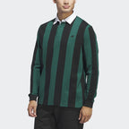 Adidas Go-To Rugby Poloshirt Lange Mouwen Heren Groen/Zwart maat M
