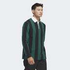 Adidas Go-To Rugby Poloshirt Lange Mouwen Heren Groen/Zwart maat M