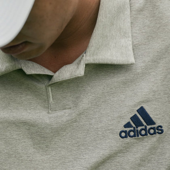 golfpolo Go-To heren polyester lichtgrijs maat XXL
