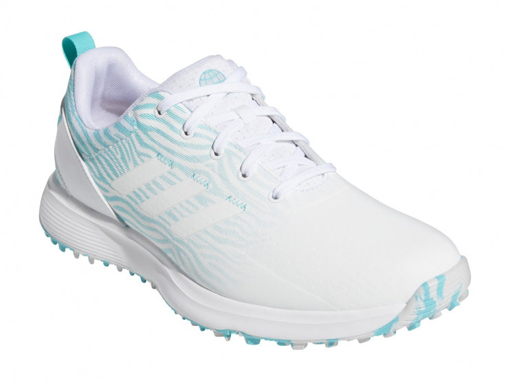 golfschoenen S2G Spikeless dames textiel wit/blauw maat 38 2/3