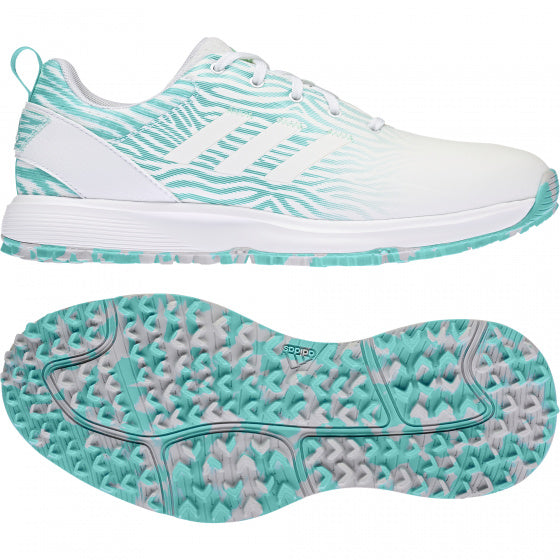 golfschoenen S2G Spikeless dames textiel wit/blauw maat 40 2/3