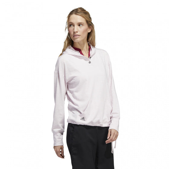 golftrui Essentials dames polyester lichtroze maat L