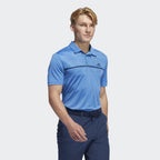golfpolo Primegreen heren polyester lichtblauw maat XS